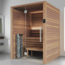 Auroom Cala Glass Cabin Sauna Kit