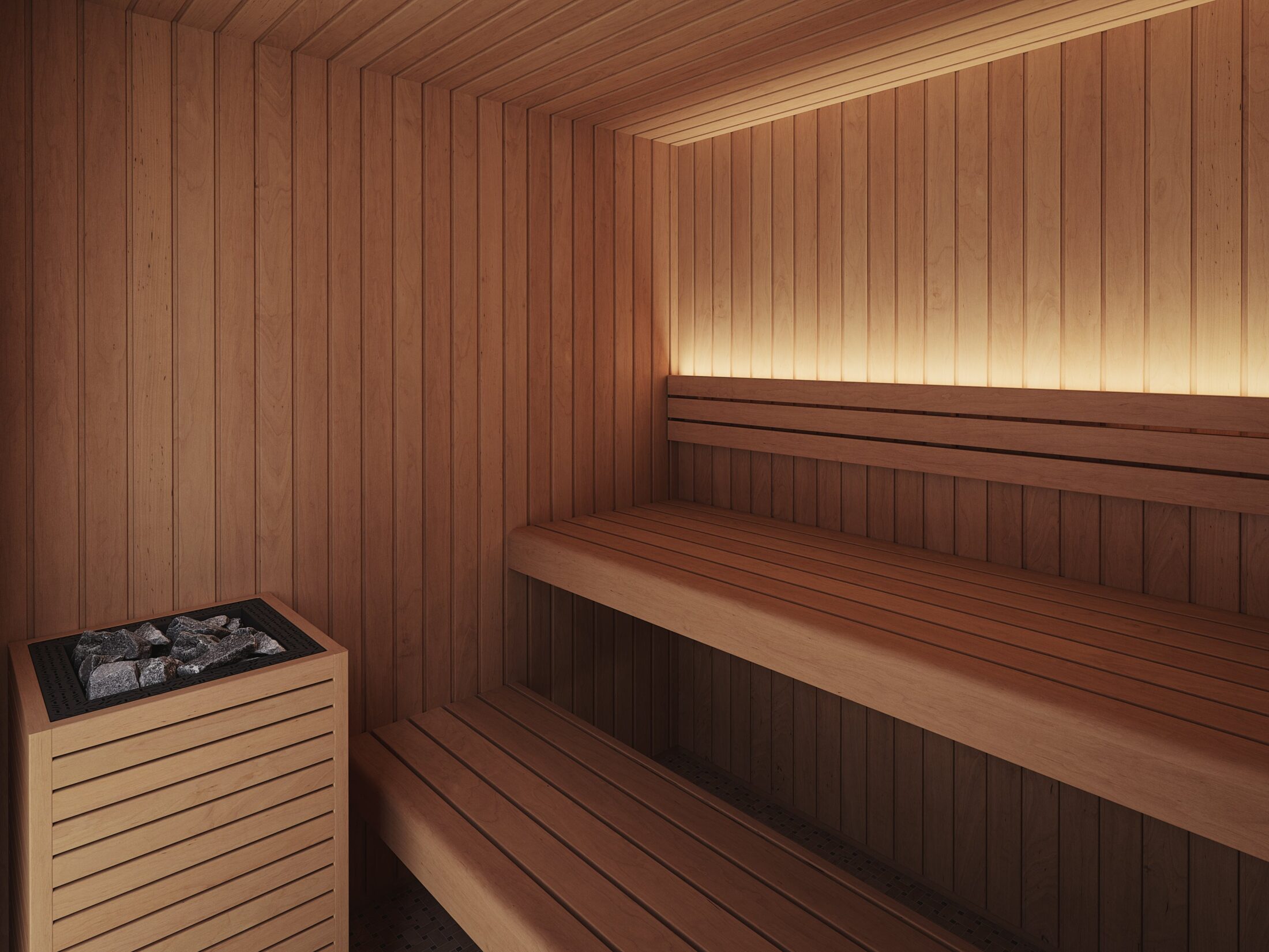 Auroom Emma Wood Cabin Sauna Kit - Image 9