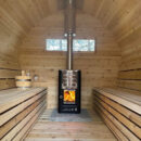 True North 4-6 Person 8' Long Barrel Sauna