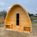 True North Large Pod 4-8 Person Outdoor Sauna