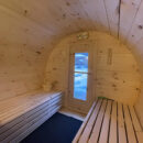 True North Schooner 2-8 Person Outdoor Barrel Sauna