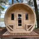 True North Schooner 2-8 Person Outdoor Barrel Sauna